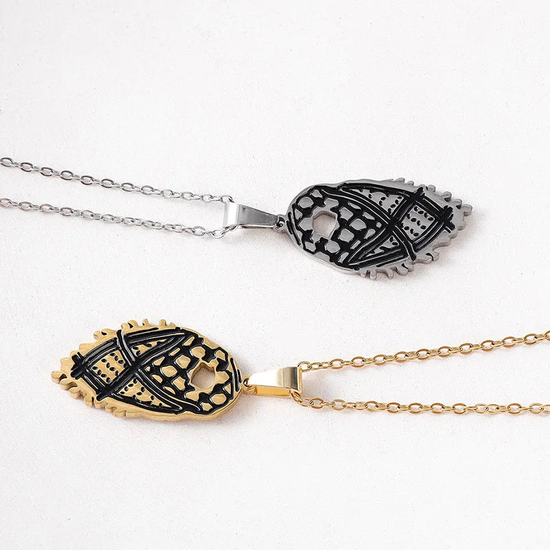 Shape Keffiyeh Necklaces