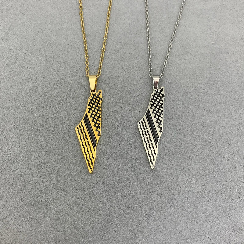 Kuffiya Scarf Pattern Necklaces