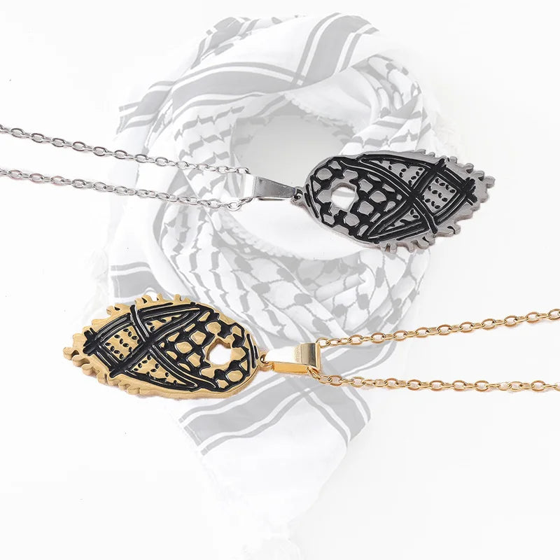Shape Keffiyeh Necklaces